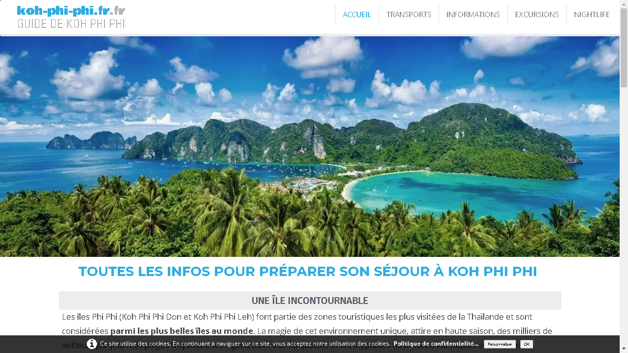 Capture d'écran de http://koh-phi-phi.fr/